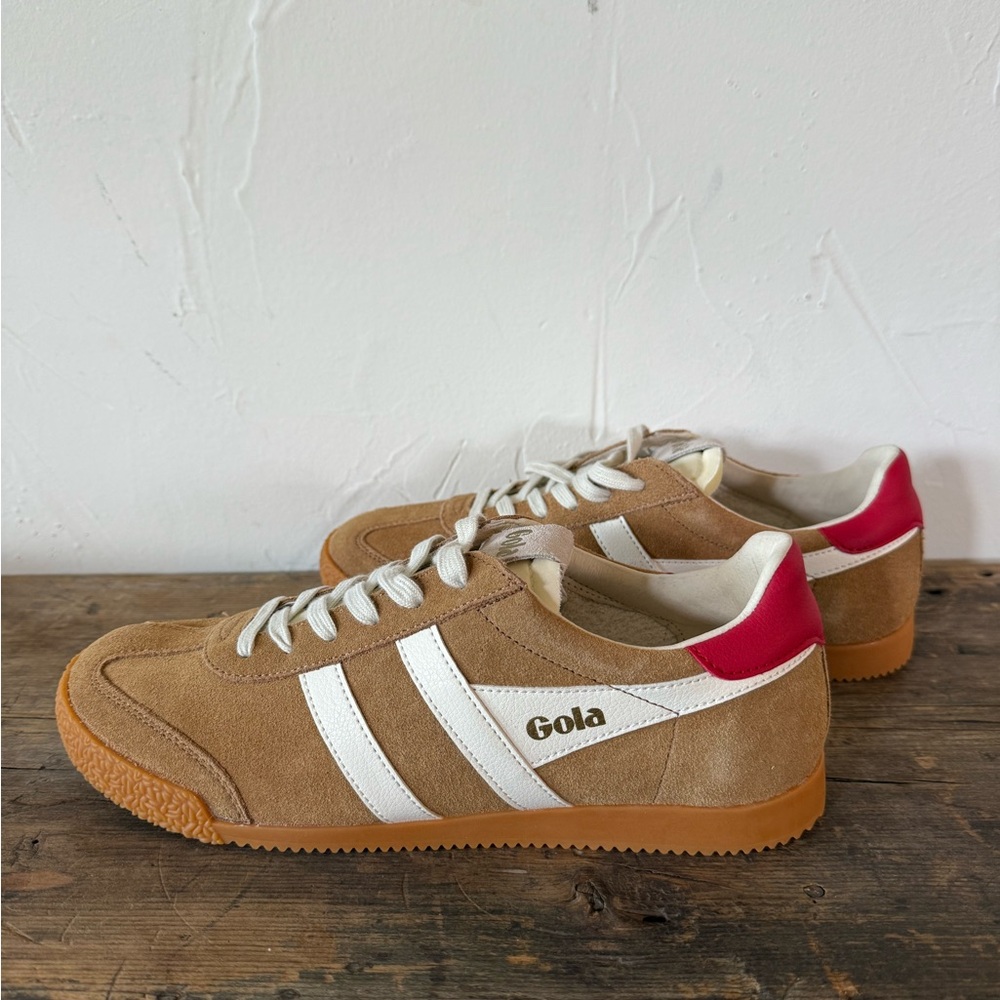 Gola Elan Sneakers Carmel/Off White/ Deep Red